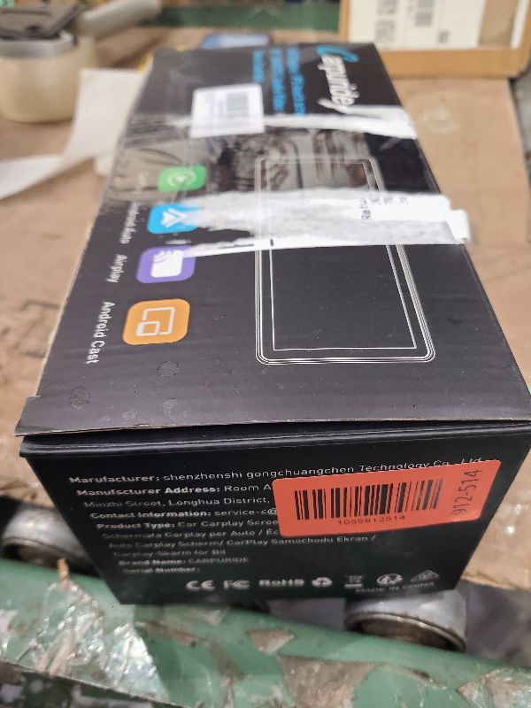 Photo 1 of 2025 Carpuride Wireless Carplay & Android Auto with Dash Cam - 10.26 Inch HD IPS Touch Car Play Screen for Car, 4K Front & 1080P Rear Camera, Loop Recording, Bluetooth Audio, Mirror Link, GPS, Siri