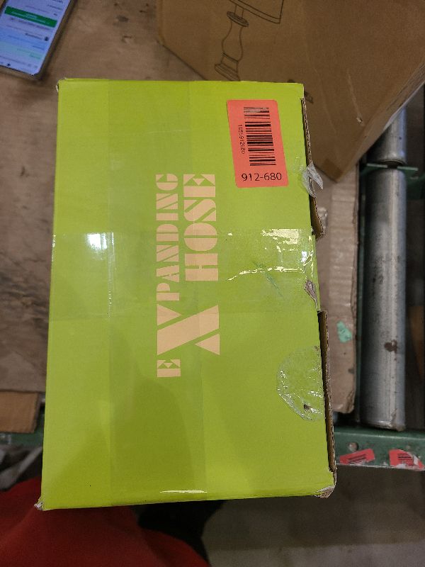 Photo 1 of 100 ft Expandable Garden Hose with 10 Spray Nozzle - 4 -Layer Latex Core - Heavy Duty Superior Strength 3750D - Expanding Water Hose - Extra Strong Brass Connectors/Storage Bag