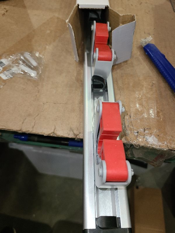 Photo 1 of 20" Broom Holder Wall Mount - 4 Sliding Broom Mop Holders and 5 Hooks, Moveable Wall Hanging Organizer for Garage, Restaurant, Kitchen and Laundry Room, Perfect for Cleaning Supplies - Home Lativ