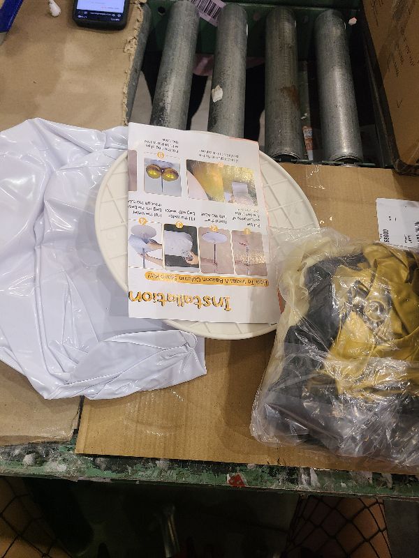 Photo 1 of 2 Sets Balloon Column Stand Kit with 100 Balloons Summer Adjustable Balloon Tower Stand with Bases for Floor Black Gold Balloon Arch Column for 50th Birthday Wedding Engaged Back to School Party Decor