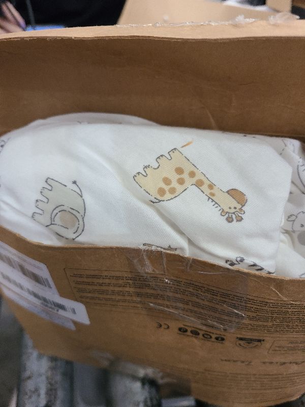 Photo 1 of 2-Pack Waterproof Crib Sheets for Boy, Girl - Organic Cotton 52X28 Fitted Crib Sheets Neutral,Crib Mattress Protector Sheets,Soft Toddler Bed Sheets,Washable Infant Fitted Baby Crib Sheets(KeaSafari)