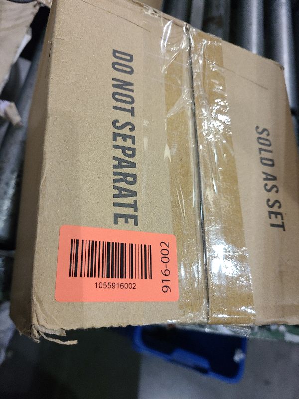 Photo 1 of 2 Sets All Keyed Same Entry Door Knob and Single Cylinder Deadbolt Combo Set, Round Ball Satin Nickel Exterior Door Knobs with Lock and Keys for Entrance and Front Door