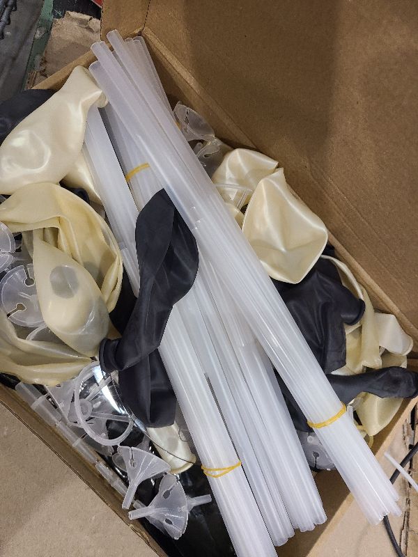 Photo 1 of 18" Music Notes Foil Balloons Stand Kit 4 Set, Music Latex Birthday Party Decorations Black White Balloons for Baby Shower Wedding Birthday Band Bar Supplies