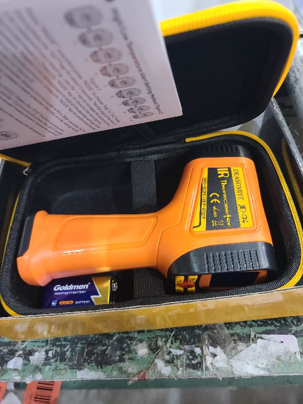 Photo 1 of -58°F to 2732°F Digital Infrared Thermometer Gun, 50:1 Distance Ratio Laser Temperature Gun with MAX/MIN/AVG Measure and Alarm, Heat IR Temp Gun for Cooking, Griddle, HVAC, Industrial Forging