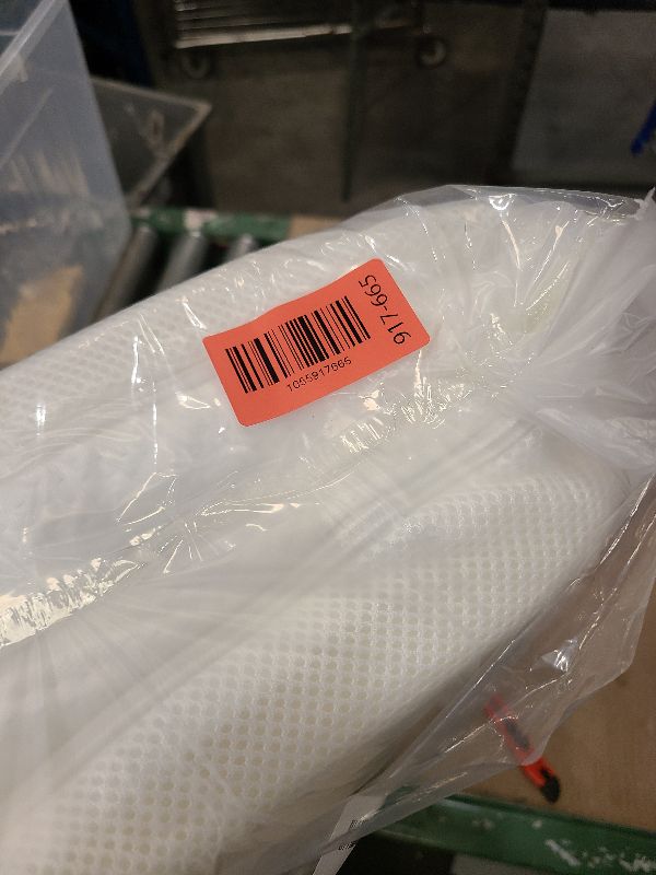 Photo 1 of 33x20 Rectangle Bassinet Mattress Topper: 2" Thick Dual Side Gel Memory Foam Bassinet Mattress for Baby Delight/Mika Micky/KoolerThings Bedside - All-Season Design - Exact Fit Replacement Bassinet