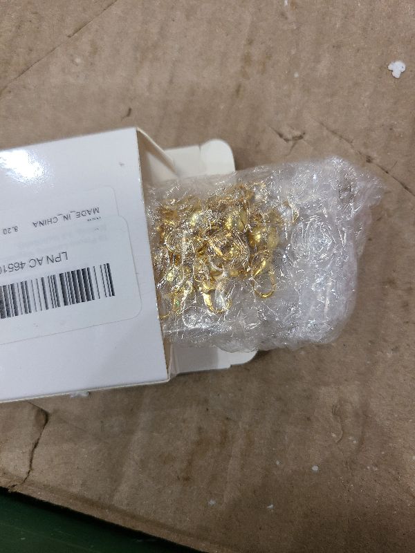 Photo 1 of 10 Pieces Locking Magnetic Jewelry Clasps Round Magnetic Lobster Clasps Locking Closures Bracelet Necklace Extender for Jewelry Bracelet Necklace Making, 0.3 Inch(Gold)