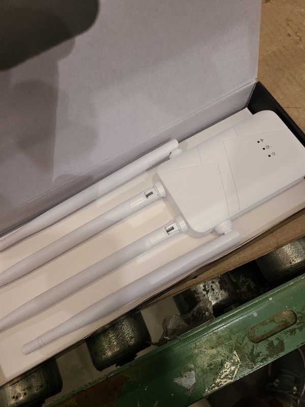 Photo 1 of 2025 WiFi Extender Signal Booster for Home, 15000sq.ft Wireless Internet Repeater, Long Range WiFi Booster and Signal Amplifier w/Ethernet Port, WiFi Router Extender Support 99% Devices, 1-Tap Setup