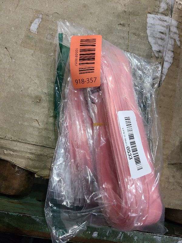 Photo 1 of 12 PCS Pink Hair Extensions Clip in, Colored Party Highlights Extension for Kids Girls Synthetic Hairpiece Straight 22 inch