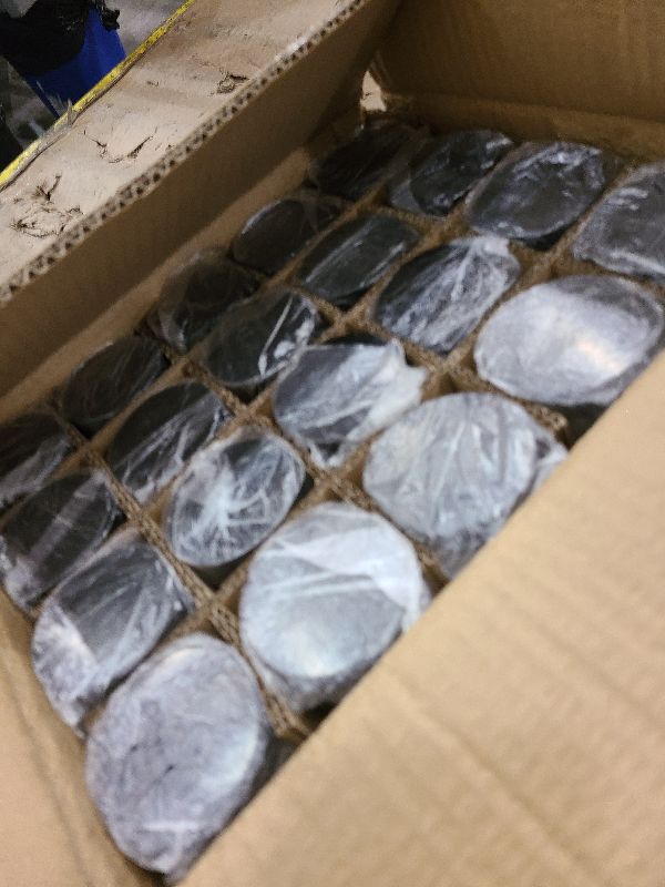 Photo 1 of 2oz Jars with Lids, HOA Kinh 40 Pack Clear Glass Jars with Lids Empty Cosmetic Containers Round Airtight Glass Jar with Black Lid for Storing Lotions Powders Ointments