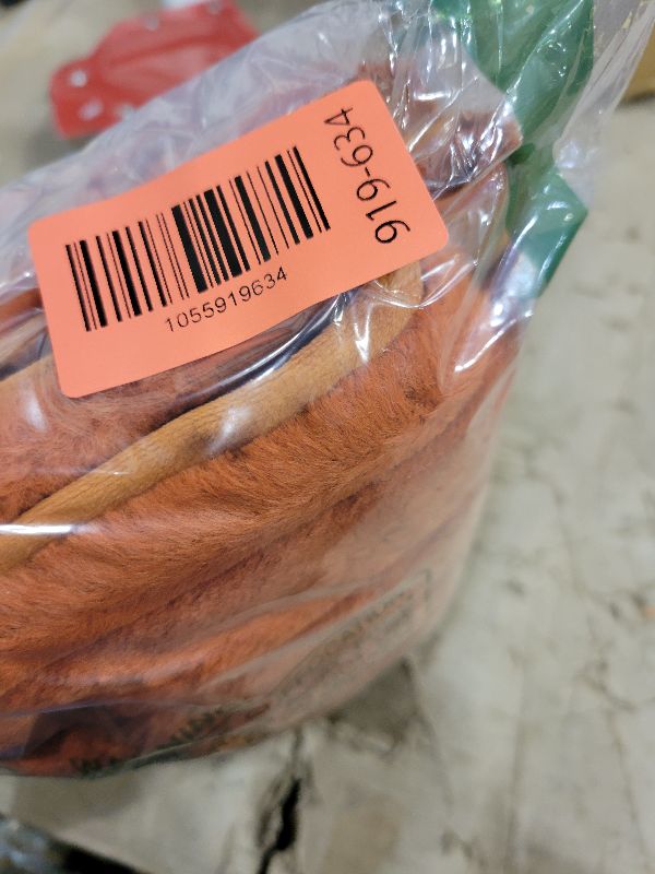 Photo 1 of 18x18 Throw Pillow Covers Set of 2, Decorative Faux Fur Covers for Bed, Couch Soft Fluffy Pillow Cover with Velvet Back for Living Room, Neutral Home Décor Accent for Sofa - Burnt Orange