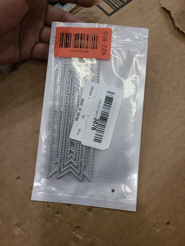 Photo 1 of 2 Pack Bookmark Cutting Dies, Carbon Steel Embossing Template Metal Hollow Frame Die Cut Shapes Label Tags Card Die Cutting Stencils for Scrapbooking Decorative DIY Paper Crafting Card Making Supplies