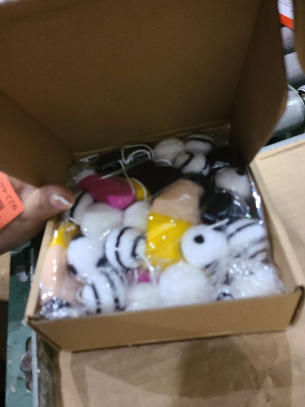 Photo 1 of 2 Pcs 13.2 ft Felt Pencil Banner for School Classroom 3D Pencil Garland Colorful Pompom Ball Hanging Banner Welcome Back Garland for Classroom First Day of School Decorations(Classic)