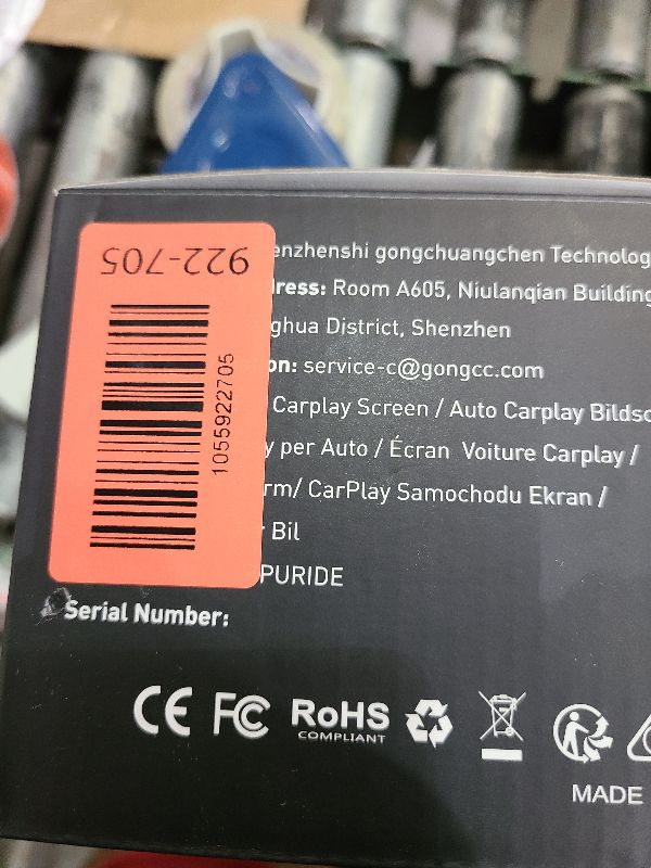 Photo 1 of 2025 Carpuride Wireless Carplay & Android Auto with Dash Cam - 10.26 Inch HD IPS Touch Car Play Screen for Car, 4K Front & 1080P Rear Camera, Loop Recording, Bluetooth Audio, Mirror Link, GPS, Siri