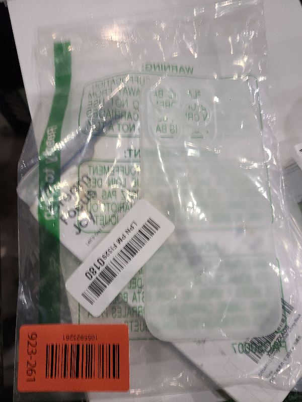 Photo 1 of 0.2mm Ultra Thin Case for iPhone 15 Pro Matte Clear Transparent Hard Cover Wireless Charging Compatible (White)