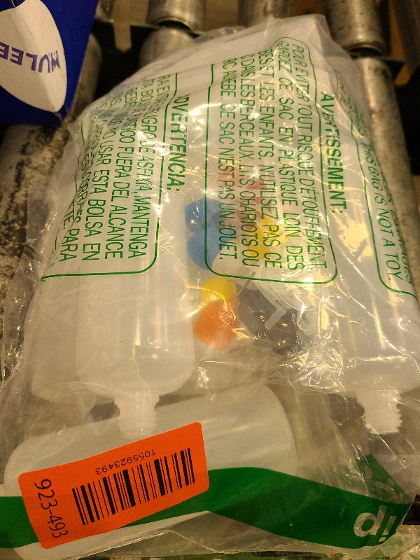 Photo 1 of 12 Pcs 4 Ounce Needle Tip Glue Bottle 120ml Plastic Dropper Bottles Multicolor Lid with 2 Pcs Mini Funnel for Small Gluing Projects, Paper Quilling DIY Craft, Acrylic Painting