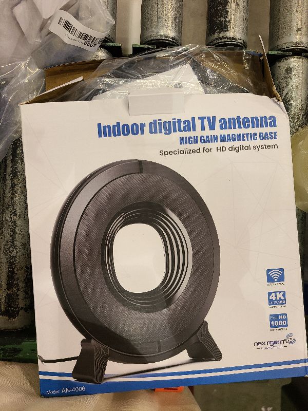 Photo 1 of 2025 TV Antenna Indoor for Local Channels, Antenna for Smart TV 360° Reception,Digital Antenna for Long Range Reception and All Smart/Old TVs, Supports 4K 1080P HD VHF UHF