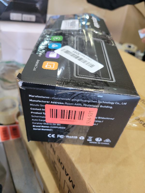 Photo 1 of 2025 Carpuride W903 Wireless Carplay & Android Auto with Dash Cam - 9.3" HD IPS Touch Car Play Screen for Car, 4K Front & 1080P Rear Camera, Loop Recording, Bluetooth Audio, Mirror Link, GPS, Siri