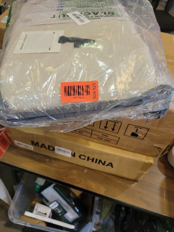 Photo 1 of 100% Blackout Shield Linen Blackout Curtains for Bedroom 84 Inches Long, Back Tab/Rod Pocket Living Room Drapes, Thermal Insulated Blackout Curtains 2 Panels Set, 50" W x 84" L, Cream