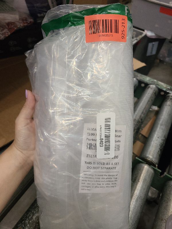 Photo 1 of {4 oz - 100 Sets} Clear Diposable Plastic Portion Cups With Lids, Small Mini Containers For Portion Controll, Jello Shots, Meal Prep, Sauce Cups, Slime, Condiments, Medicine, Dressings, Crafts,