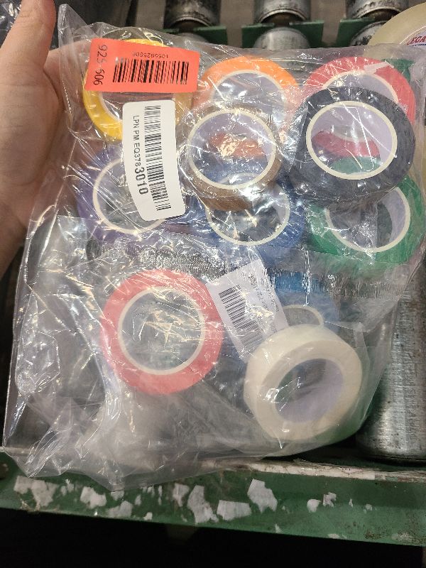 Photo 1 of 12PCS Colored Masking Tape, Colored Tape for Kids Art Supplies, DIY Craft Tape, Colored Painters Tape for Labeling, Classroom, Decorative, Rainbow Color Tape Rolls 2/3In x 13Yards(1.7cm x 12m)