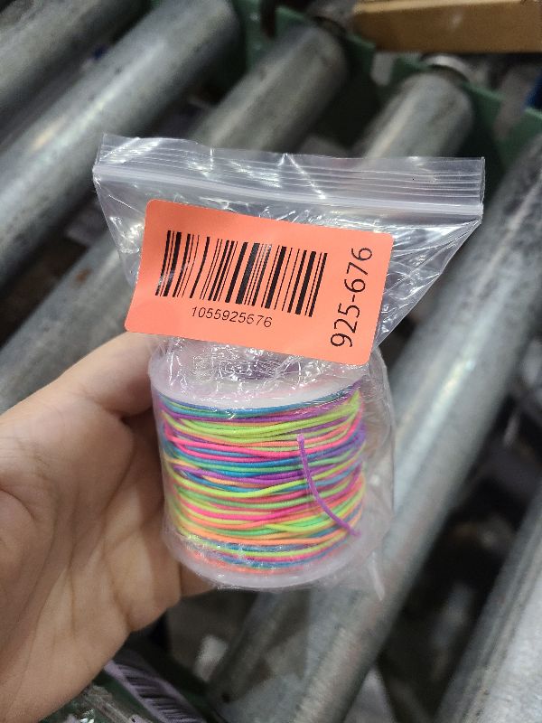 Photo 1 of 1mm Stretchy Bracelet String, Sturdy Rainbow Elastic String Elastic Cord for Jewelry Making, Necklaces, Beading and Crafts