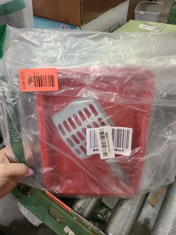 Photo 1 of 3 Pcs Kitten Litter Box with 1 Scoop,9.6" Plastic Portable Nonstick Small Litter Pan Low Entry Waterproof Bunny Cat Litter Box,Multi Color Litter Tray Travel Toilet for Small Pet Guinea Pig Rabbit