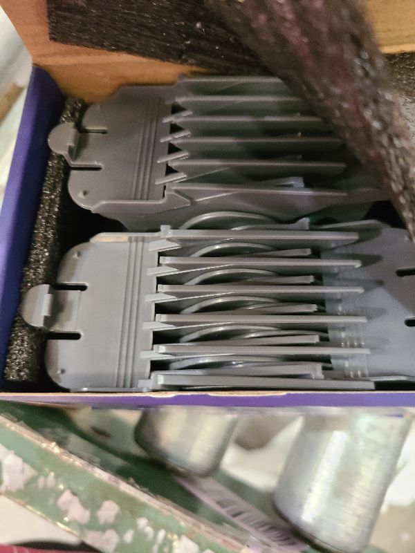 Photo 1 of 3 Inch Clipper Guards, Hair Clipper Guide Combs Premium for Wahl Clippers Mega Cutting Guides/Combs with 8 Cutting Lengths from 1.25-3 Inch (Dark Gray, 8pcs from 1.25-3 Inch)