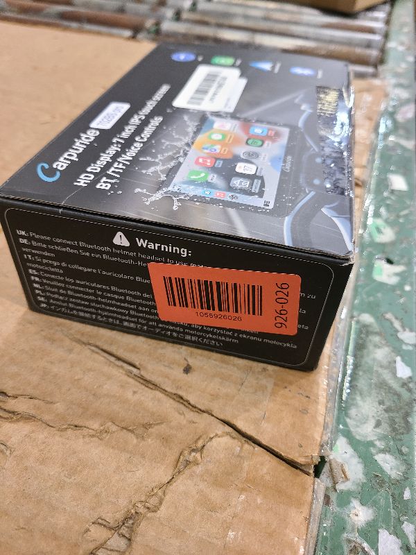 Photo 1 of 2025 CARPURIDE W702BS PRO for BMW Motorcycle CarPlay & Android Auto Dual Bluetooth, 7" Waterproof GPS Navigation Screen, Data Reading, Native Wonder, TPMS, Light Sensor, Music Sharing, Intercom,16-Pin