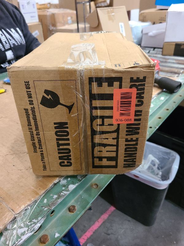 Photo 1 of 1.5 Gallon Glass Drink Dispensers for Parties, Ice Beverage Dispensers with Stand, Glass Water Dispenser with Spigot, Laundry Detergent Dispenser, Lemonade Dispenser