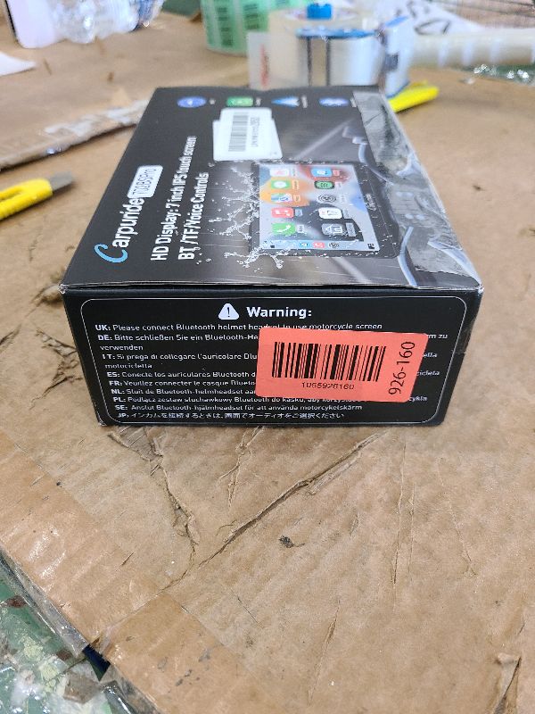 Photo 1 of 2025 CARPURIDE W702BS PRO for BMW Motorcycle CarPlay & Android Auto Dual Bluetooth, 7" Waterproof GPS Navigation Screen, Data Reading, Native Wonder, TPMS, Light Sensor, Music Sharing, Intercom,16-Pin