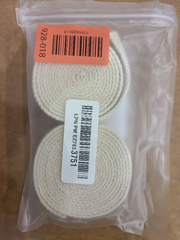 Photo 1 of 13 Feet/ 2 Rolls Cotton Oil Lamp Wick, 1 Inch Replacement Oil Lanterns Wick for Oil Lamps and Oil Burners