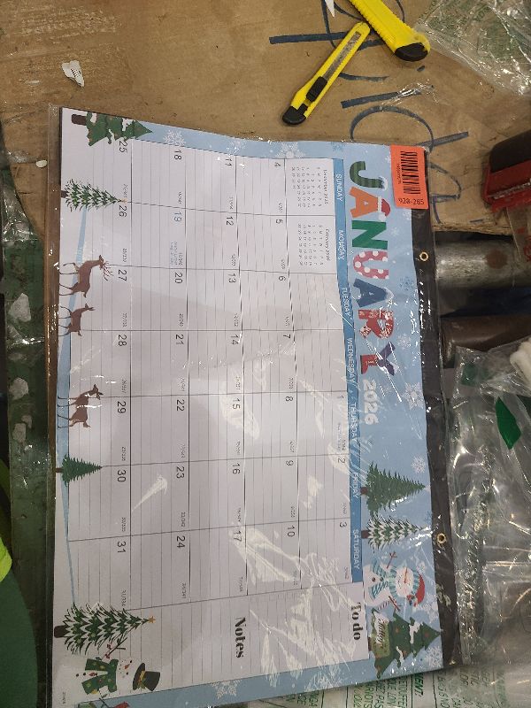 Photo 1 of 2026 Desk Calendar - Desk Calendar 2026, 17"×12", JAN.2026 - Dec.2026, 12 Monthly Calendar with Corner Protectors - 12 Different Themes