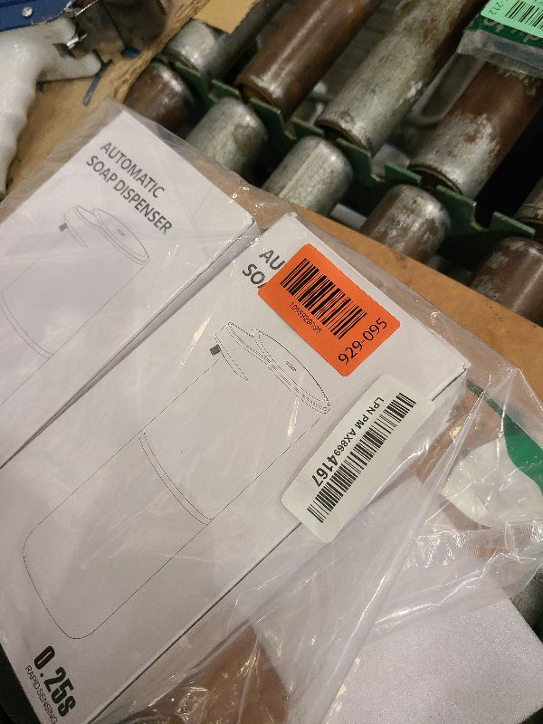 Photo 1 of 2 Pack Automatic Soap Dispenser,Automatic Liquid Soap Dispenser Touchless,12.8oz/380ml USB Rechargeabled Wall Mounted Smart Soap Dispensers for Bathroom Kitchen Dish Soap(Black)