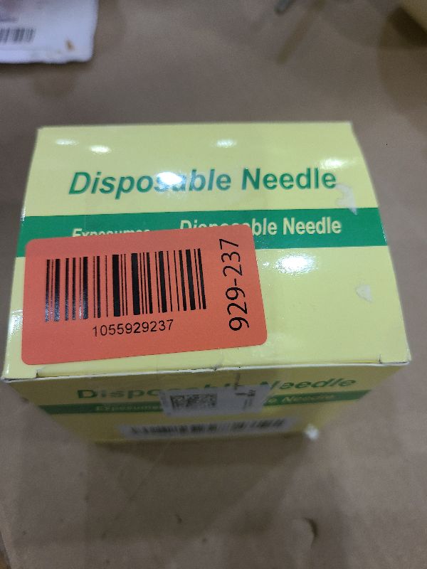 Photo 1 of 100 Pack 18 Gauge 1.5 Inch Sterile Disposable Lab Supplies, Scientific and Industrial Dispensing Needle Accessories