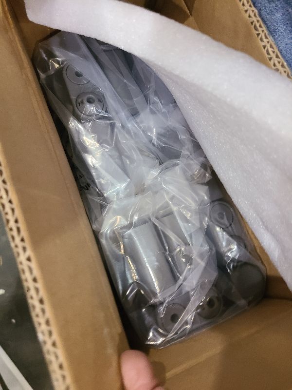 Photo 1 of 24 Inch Tall Freestanding Dog Gates for The House, 3 Dog Fence Panels Step Over Pet Gate for Stairs, Safety Fence with Suction Cups, 60" Wide Foldable Dog Gate Pet Gates for Doorways No Drilling, Gray