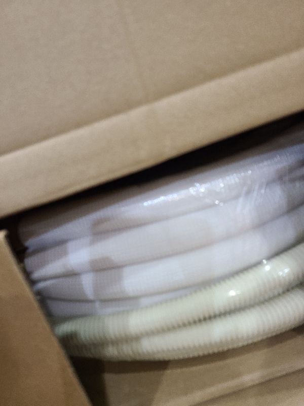 Photo 1 of 25 Ft Mini Split Line Set, 1/4" & 3/8" O.D. Flared Copper Tubing Pipes & 3/8" Thickened PE Insulated Coil with Nuts & Installation Kit for Mini Split Air Conditioner & Heat System