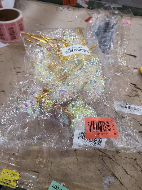 Photo 1 of 18 Pcs Galaxy Rose Colorful Rainbow Artificial Flowers Crystal Flower Best Gifts for Mother's Day Thanksgiving Valentine's Day Girl's Birthday Party