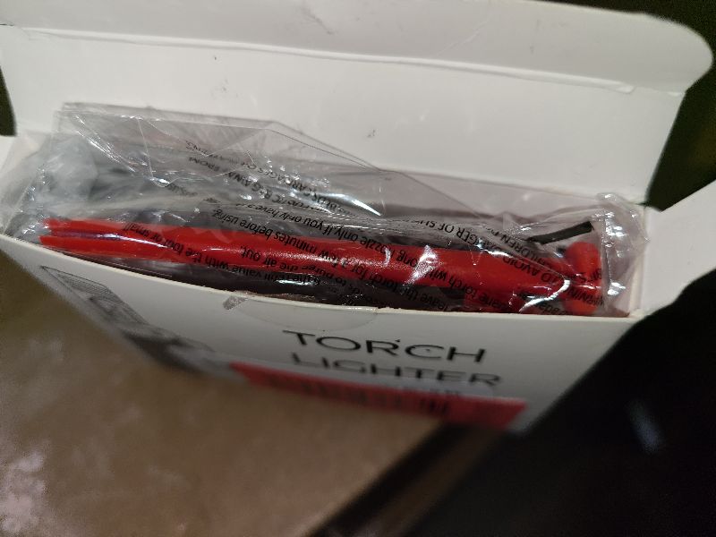 Photo 1 of 2 Pack Torch Lighter Mini Butane Multipurpose Utility Lighters with Wand Jet Flame Refillable Gas Lighters Pocket Lighter for Candle Camping BBQ Grill (Without Fuel) Assorted Colors