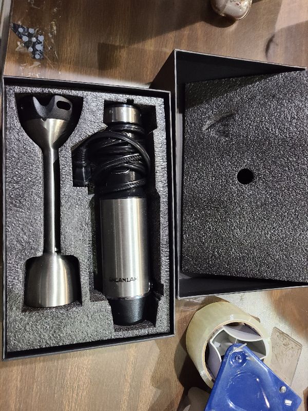 Photo 1 of 1000W Powerful Immersion Blender handheld, 2025 New Update Hand Blender with 25-Speed, Scratch-Resistant Corded Hand Mixer with Heavy-Duty Copper Brushless Motor and Gift Box