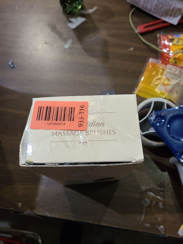 Photo 1 of 2 PCS Meridian Brush Massage Body Brush, 2025 Upgraded Meridian Massage Brushes with 10 ML Essential Oil, Full Body Relaxation Cellulite Massager Brushes for Belly, Arms, Legs, Back (White)