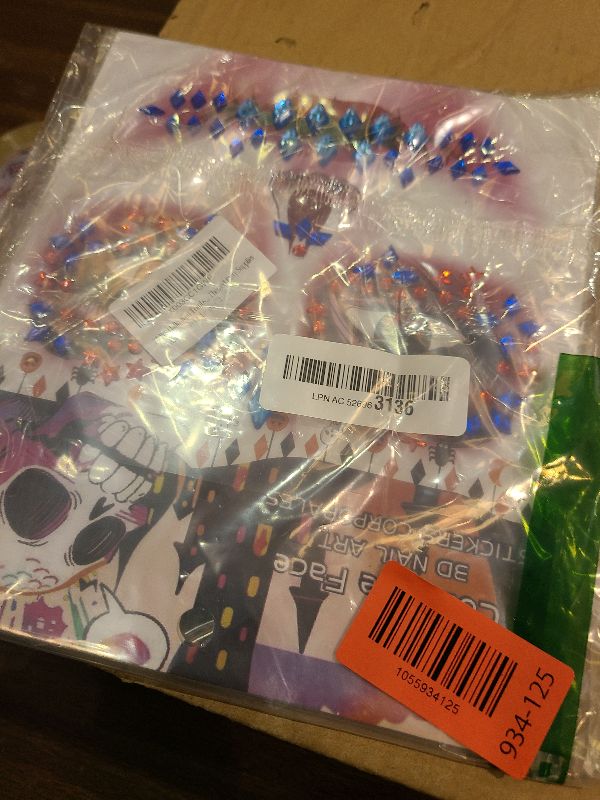 Photo 1 of  Sticker Facial Caritas Halloween