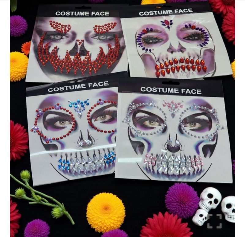 Photo 1 of  Sticker Facial Caritas Halloween