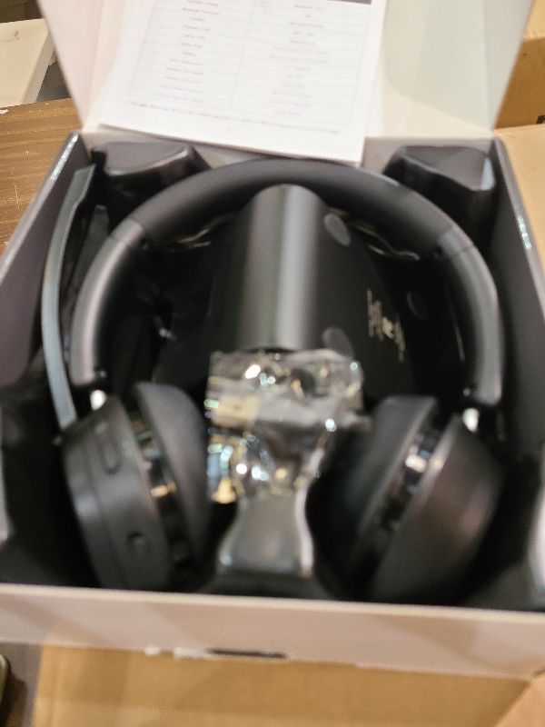 Photo 1 of (Upgraded Version) Wireless Headset, Bluetooth Headset with Noise Cancelling Microphone, Best Headphones with Mic Mute & USB Dongle for PC/Computer/Laptop/Cell Phones/Remote Work/Call Center