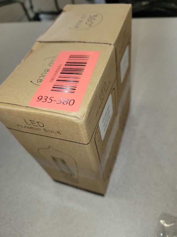 Photo 1 of 12V Edison Bulb 60 watt Equivalent E26 Medium Base 12V LED Light Bulb, AC/DC 12V-36V 6W Warm White 2700K Vintage Low Voltage Bulb for RV, 2 Pack