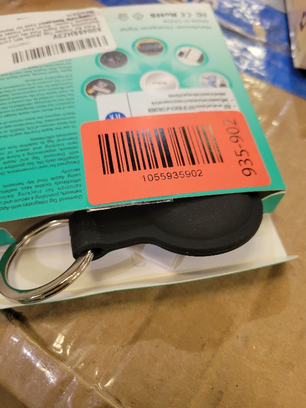 Photo 1 of 2 Pack Air Tracker Tag (Apple MFi Certified) Compatible with Apple Find My (iOS Only) Bluetooth Tracker, Smart Keys Finder and Item Locator with Waterproof Case for Wallet Luggage Backpack