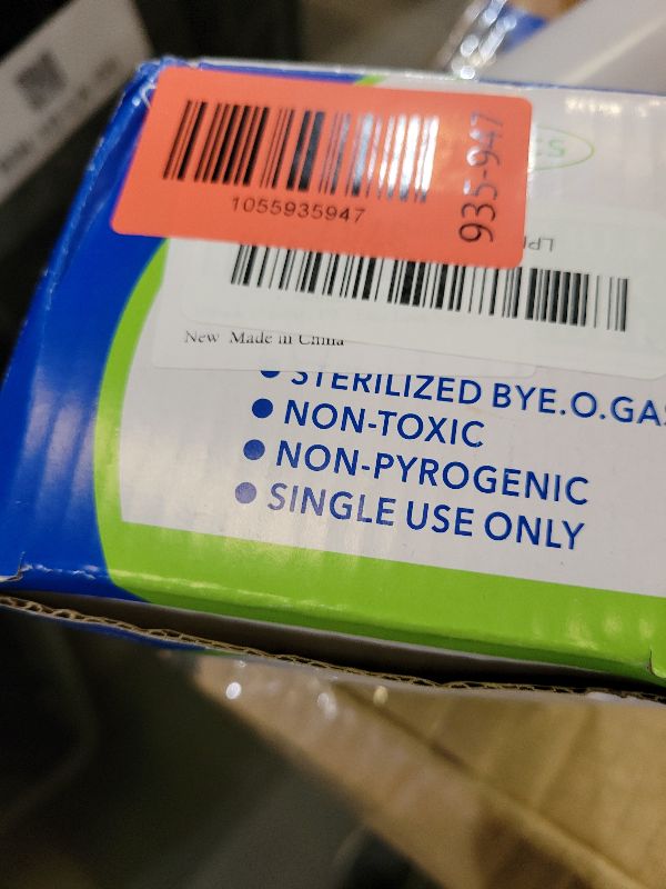 Photo 1 of 100Pack 25 Gauge 1/2 Inch Lab Needles, Disposable Luer Lock Supplies