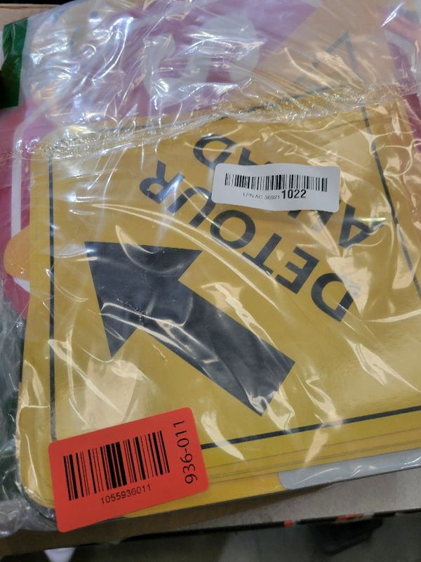 Photo 1 of 13 pcs construction Birthday Party supplies, construction party decorations for boys kid birthday party Baby Shower?11.8 inch construction theme party wall decor signs with Yellow Caution Tape