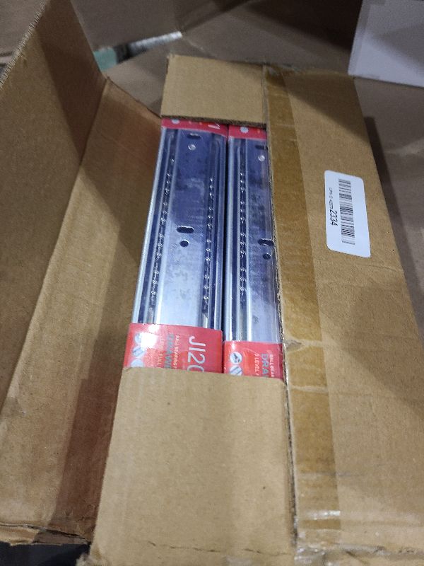 Photo 1 of 12 inch Drawer Slides 6 Pairs (12pcs) Soft Self Close 3 fold Full Extension Ball Bearing Cabinet Drawer Glides Side Mount for Dresser, Cabinet, Kitchen 100 LB Capacity 12" Silver