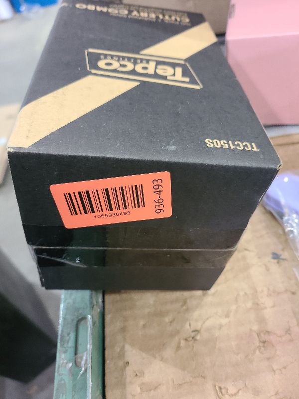 Photo 1 of 150 Silver Plastic Silverware Set - Disposable Flatware Cutlery - 50 Forks, 50 Spoons, 50 Knives - Heavy Duty Party Bulk