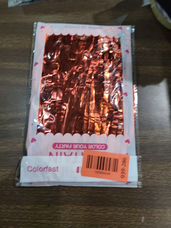 Photo 1 of 2 Pack Red Streamers Party Backdrop Christmas Decorations Foil Fringe Backdrop Curtains Carnival Casino Theme Birthday New Year Holiday Celebration Bachelorette Party Decorations Supplies